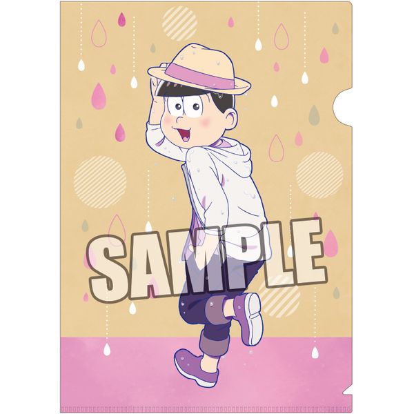 グッズ おそ松さん クリアファイル2枚セット 十四松 トド松 雨の日ver ブロッコリー キャラアニ Com