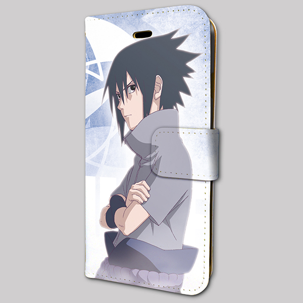 グッズ Naruto ナルト 疾風伝 手帳型スマホケース Iphone5 うちはサスケ 15年5月出荷予定分 A3 キャラアニ Com