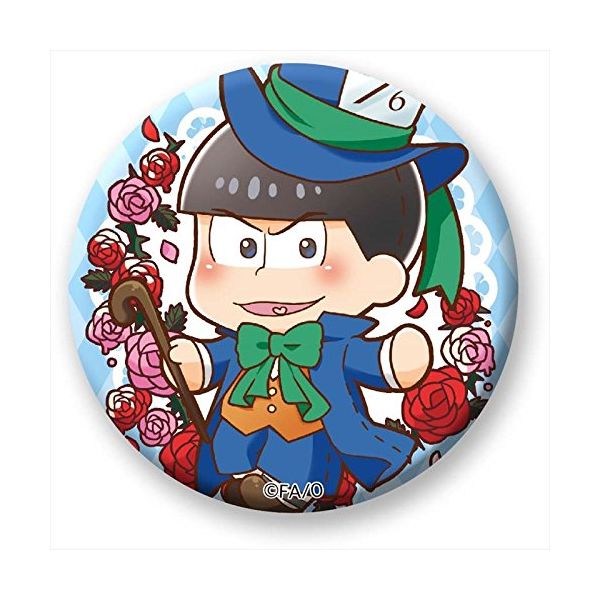 アパレル おそ松さん ぷりっしゅ 缶バッジセット アリスｖｅｒ おそ松 カラ松 チョロ松 エクスレア キャラアニ Com