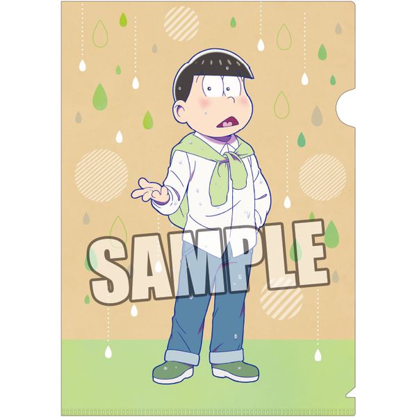 グッズ おそ松さん クリアファイル2枚セット チョロ松 一松 雨の日ver ブロッコリー キャラアニ Com