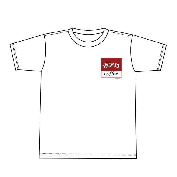 アパレル 名探偵コナン 喫茶ポアロシリーズ Tシャツ ワンポイント スクエアロゴ S ツインクル キャラアニ Com