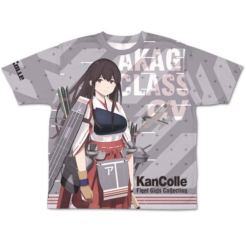 アパレル 艦隊これくしょん 艦これ 赤城改二 両面フルグラフィックtシャツ M コスパ キャラアニ Com