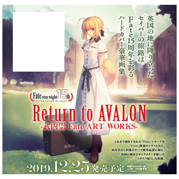 書籍 Return To Avalon 武内崇fate Art Works Kadokawa キャラアニ Com