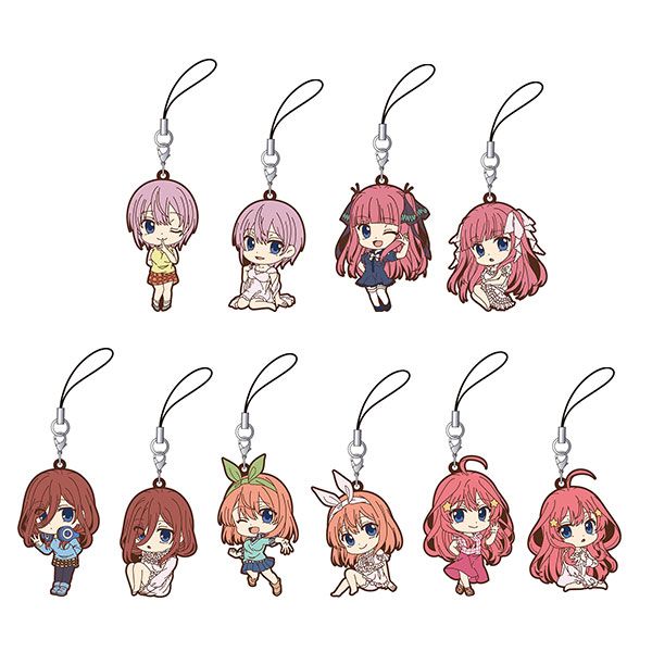 グッズ 五等分の花嫁 ラバーストラップコレクション 第2弾 1box 年4月出荷予定分 ムービック キャラアニ Com