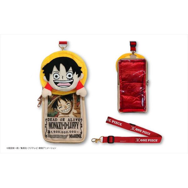 グッズ One Piece ぬいぐるみチケットホルダー モンキー D ルフィ 年8月出荷予定分 タピオカ キャラアニ Com