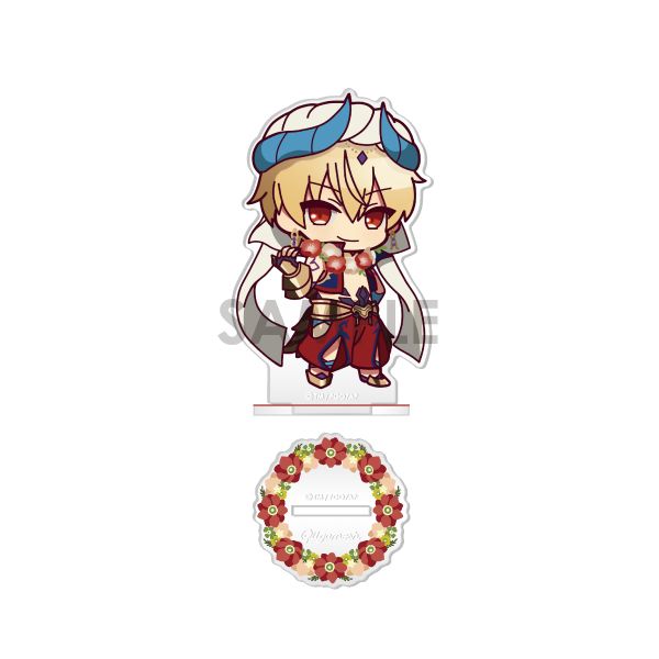 グッズ Fate Grand Order 絶対魔獣戦線バビロニア アクリルスタンド Floral Decorations D ギルガメッシュ 年9月出荷予定分 ソル インターナショナル キャラアニ Com