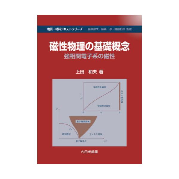 書籍 磁性物理の基礎概念 強相関電子系の磁性 物質 材料テキストシリーズ 内田老鶴圃 キャラアニ Com