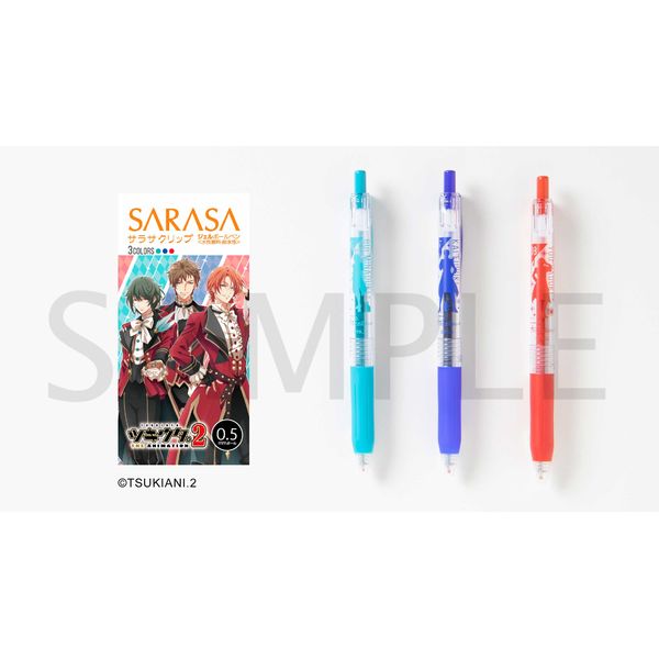 グッズ ツキウタ The Animation2 Sarasaクリップ カラーボールペン 3本セット夏組ver 21年1月出荷予定分 Kadokawa キャラアニ Com