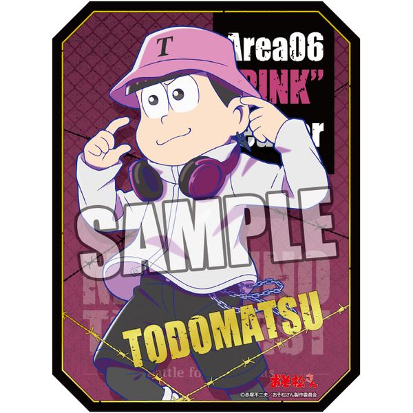 グッズ おそ松さん 箔押しトラベルステッカー トド松 Matsuno The Worst Ver 21年2月出荷予定分 ブロッコリー キャラアニ Com