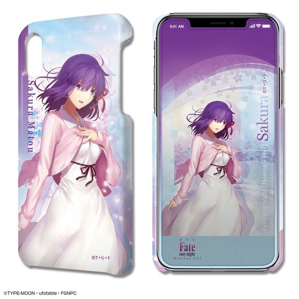 グッズ 劇場版 Fate Stay Night Heaven S Feel Iphone Xrケース 保護シート デザイン01 間桐桜 A 21年8月出荷予定分 ライセンスエージェント キャラアニ Com