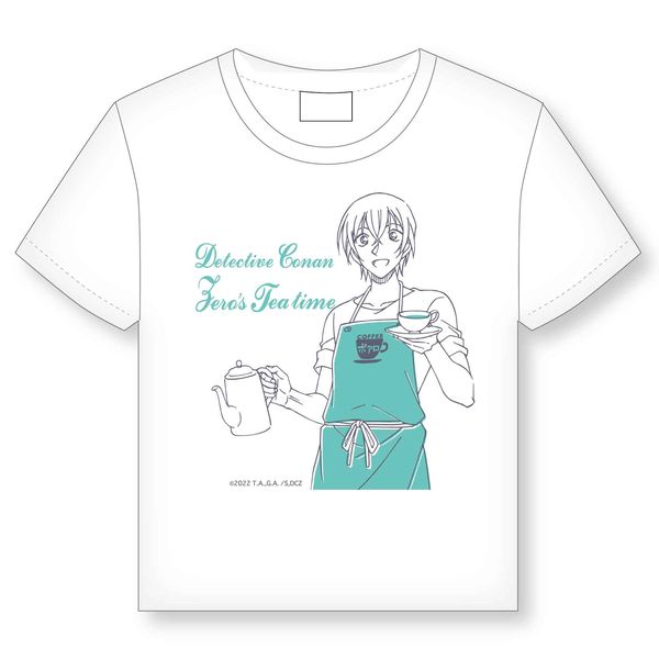 アパレル 名探偵コナン ゼロの日常 ティータイムシリーズ Tシャツ ミント L ツインクル キャラアニ Com