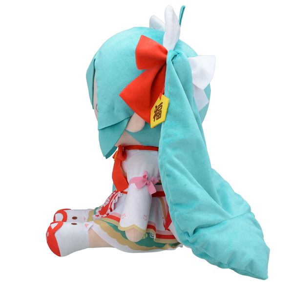 グッズ: 初音ミク 招きミク ふわふわぬいぐるみ LL: セガ｜キャラアニ.com